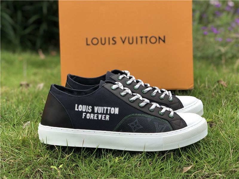 Louis vuitton tattoo sneaker boot Low Black(98% Authentic quality)